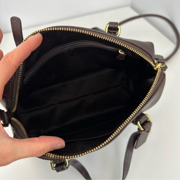 Coach Peyton Bennett Mini Satchel Brown - Picture 8 of 8